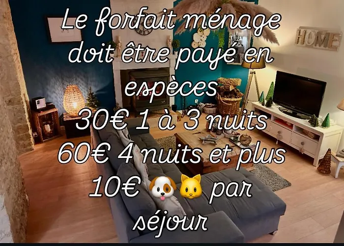 Casa de Férias Le 33 Maison De Charme Coeur Cotentin